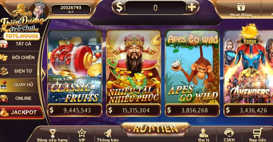 Slot jackpot lũy tiến với số tiền thưởng khổng lồ